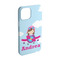 Airplane & Girl Pilot iPhone Case - Plastic - iPhone 15 Pro (Personalized)