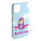 Airplane & Girl Pilot iPhone 15 Pro Max Case - Angle