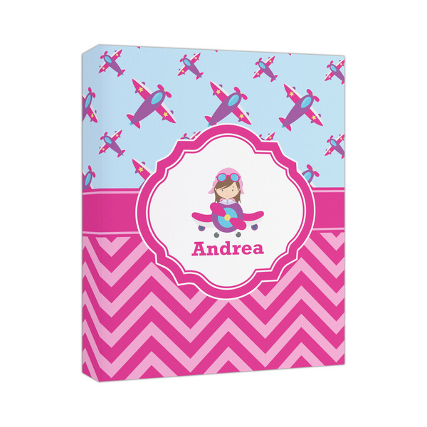 Custom Airplane Theme - for Girls Canvas Print (Personalized)
