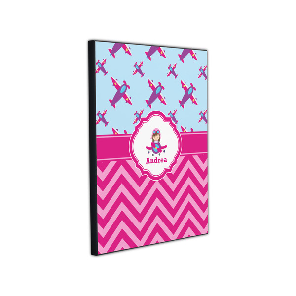 Airplane Theme - for Girls 11x14 Wood Print - Angle View