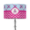 Airplane Theme - for Girls 12" Drum Lamp Shade - Fabric (Personalized)