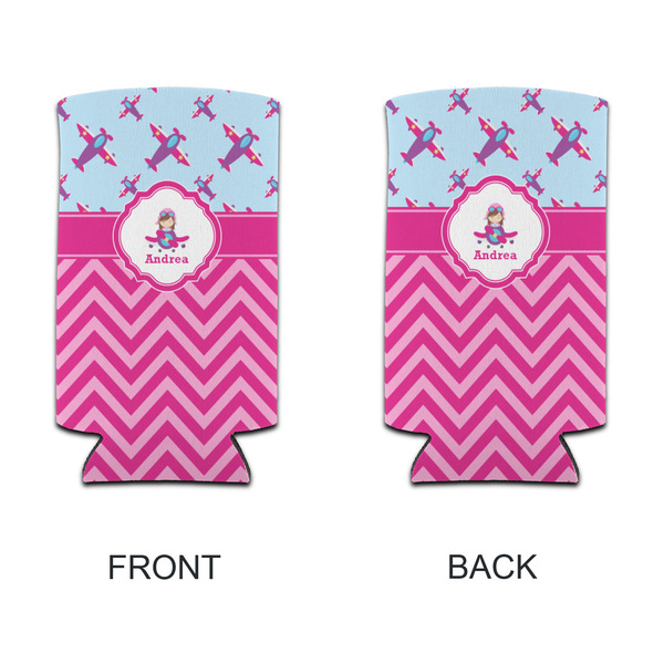 Airplane Theme - for Girls 12oz Tall Can Sleeve - APPROVAL