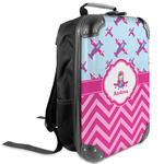 Airplane Theme - for Girls Kids Hard Shell Backpack (Personalized)