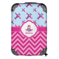 Airplane Theme - for Girls Kids Hard Shell Backpack (Personalized)