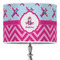 Airplane Theme - for Girls 16" Drum Lampshade - ON STAND (Poly Film)