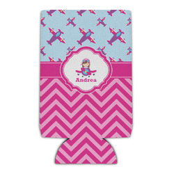 Airplane Theme - for Girls Can Cooler (16 oz) (Personalized)