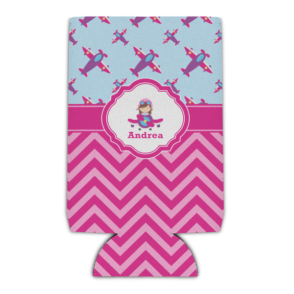 Custom Airplane Theme - for Girls Can Cooler (16 oz) (Personalized)