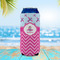 Airplane Theme - for Girls 16oz Can Sleeve - LIFESTYLE
