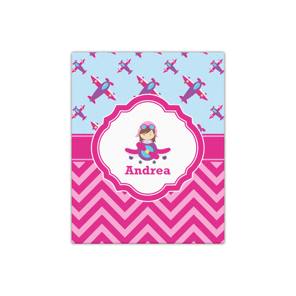 Airplane Theme - for Girls 16x20 - Canvas Print - Front View