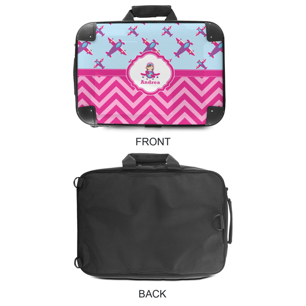 Airplane Theme - for Girls 18" Laptop Briefcase - APPROVAL