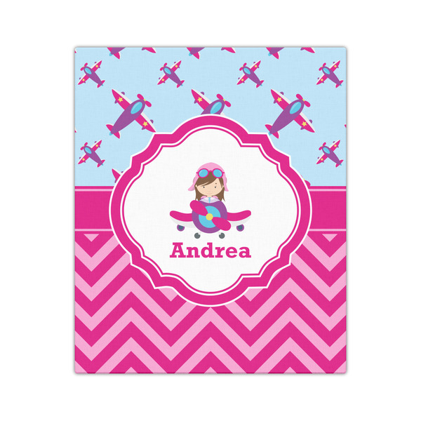 Airplane Theme - for Girls 20x24 - Canvas Print - Front View
