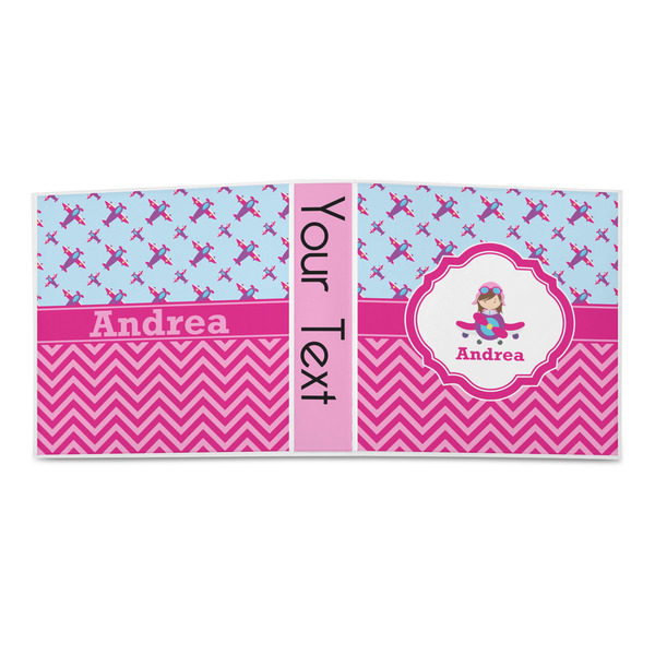 Airplane Theme - for Girls 3-Ring Binder Approval- 2in