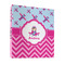 Airplane Theme - for Girls 3 Ring Binders - Full Wrap - 1" - FRONT