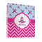 Airplane Theme - for Girls 3 Ring Binder - Full Wrap - 1" (Personalized)