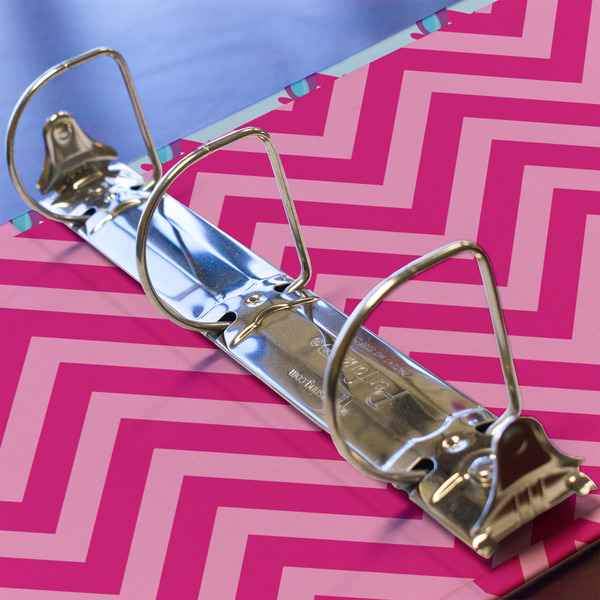 Airplane Theme - for Girls 3 Ring Binders - Full Wrap - 2" - DETAIL