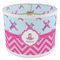 Airplane Theme - for Girls 8" Drum Lampshade - ANGLE Poly-Film