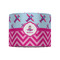 Airplane Theme - for Girls 8" Drum Lampshade - FRONT (Fabric)