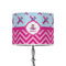 Airplane Theme - for Girls 8" Drum Lamp Shade - Poly-film (Personalized)