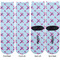 Airplane Theme - for Girls Adult Crew Socks - Double Pair - Front and Back - Apvl