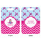 Airplane Theme - for Girls Aluminum Luggage Tag (Front + Back)