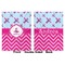 Airplane Theme - for Girls Baby Blanket (Double Sided - Printed Front and Back)