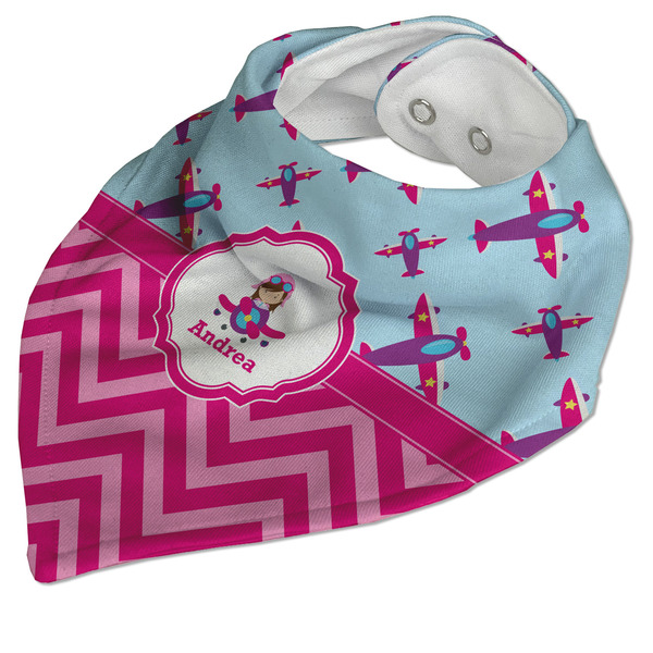 Airplane Theme - for Girls Bandana Closed