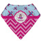 Airplane Theme - for Girls Bandana Bib (Personalized)