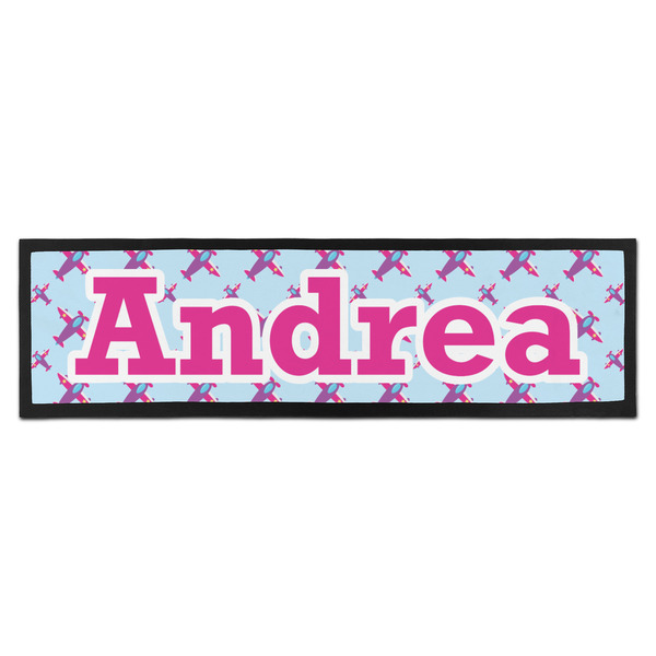 Custom Airplane Theme - for Girls Bar Mat - Large (Personalized)