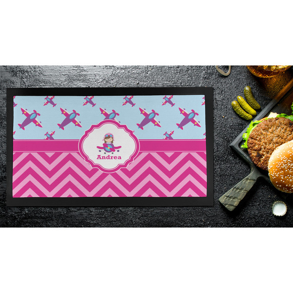 Airplane Theme - for Girls Bar Mat - Small - LIFESTYLE