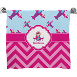 Airplane Theme - for Girls Bath Towel (Personalized)