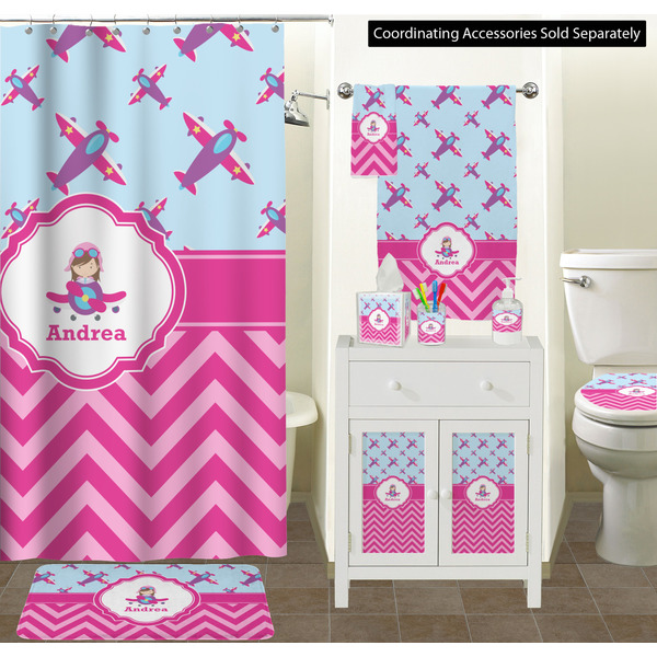 Airplane Theme - for Girls Bathroom Scene