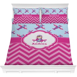 Airplane Theme - for Girls Comforters (Personalized)