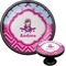Airplane Theme - for Girls Cabinet Knob (Black) (Personalized)
