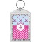 Airplane Theme - for Girls Bling Keychain (Personalized)