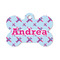 Airplane Theme - for Girls Bone Shaped Dog ID Tag - Small (Personalized)