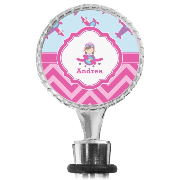 Airplane Theme - for Girls Bottle Stopper Main View
