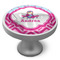 Airplane Theme - for Girls Cabinet Knob - Nickel - Side