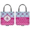 Airplane Theme - for Girls Canvas Tote - Front and Back