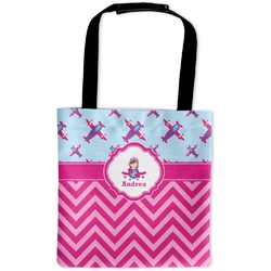 Airplane Theme - for Girls Auto Back Seat Organizer Bag (Personalized)