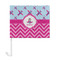 Airplane Theme - for Girls Car Flag - Large - FRONT