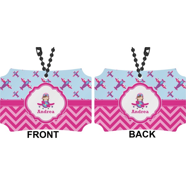 Airplane Theme - for Girls Car Ornament - Berlin (Approval)