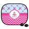 Airplane Theme - for Girls Car Side Window Sun Shade (Personalized)