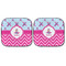 Airplane Theme - for Girls Car Sun Shades - FRONT