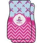Airplane Theme - for Girls Car Floor Mats (Personalized)