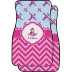 Airplane Theme - for Girls Car Floor Mats (Front Seat) (Personalized)