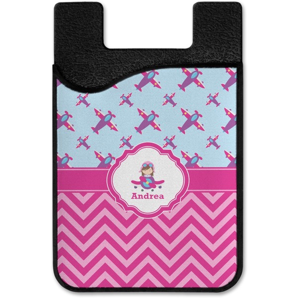 Airplane Theme - for Girls Cell Phone Credit Card Holder