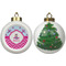 Airplane Theme - for Girls Ceramic Christmas Ornament - X-Mas Tree (APPROVAL)