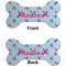 Airplane Theme - for Girls Ceramic Flat Ornament - Bone Front & Back (APPROVAL)