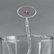 Airplane Theme - for Girls Clear Plastic 7" Stir Stick - Oval - Main