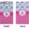 Airplane Theme - for Girls Clipboard (Legal) (Front + Back)